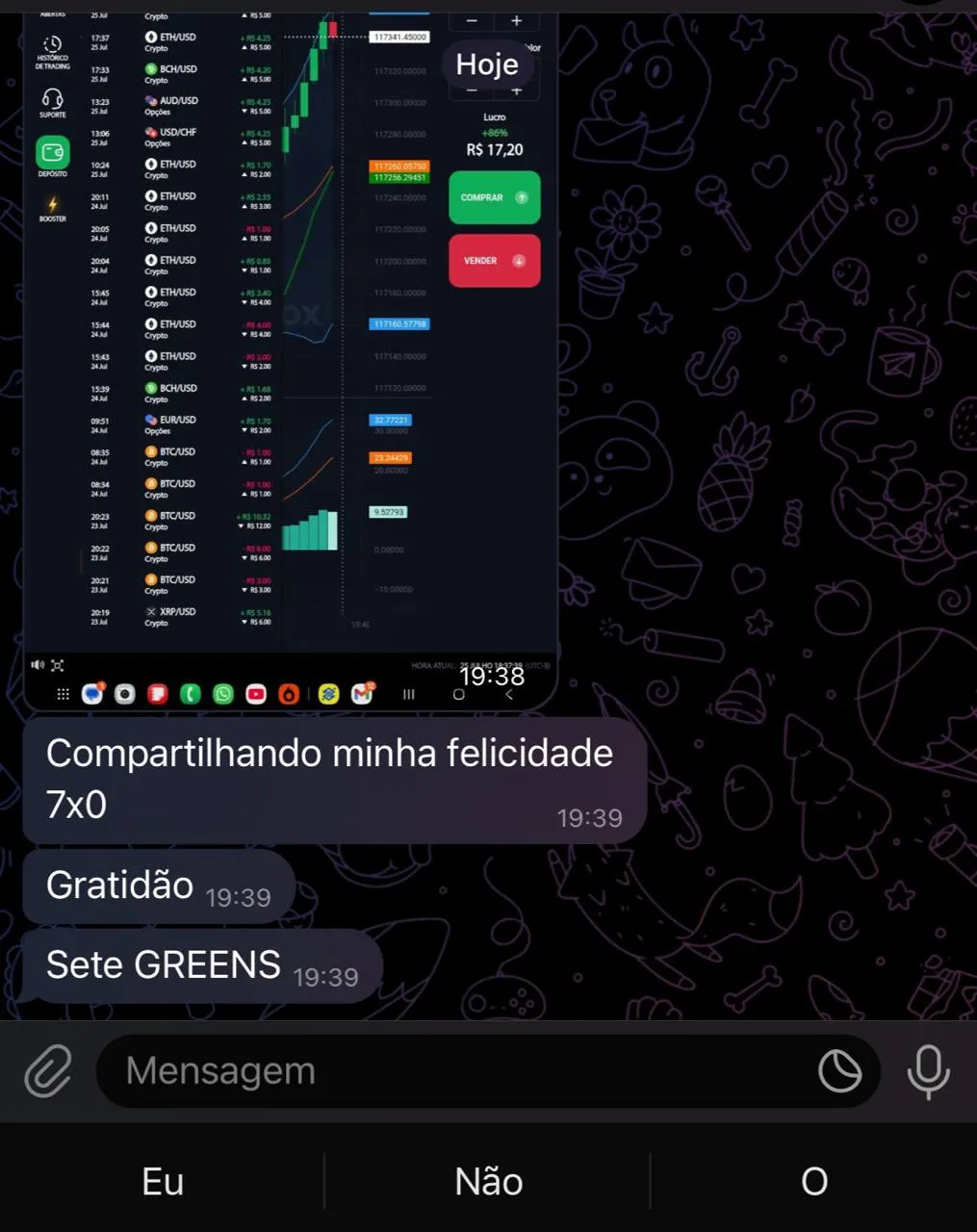 Depoimento de aluno — Sete Greens, gratidão